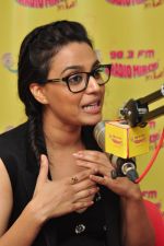 Swara Bhaskar at Radio Mirchi for the promotion of Nil Battey Sannata in Mumbai on 15th April 2016